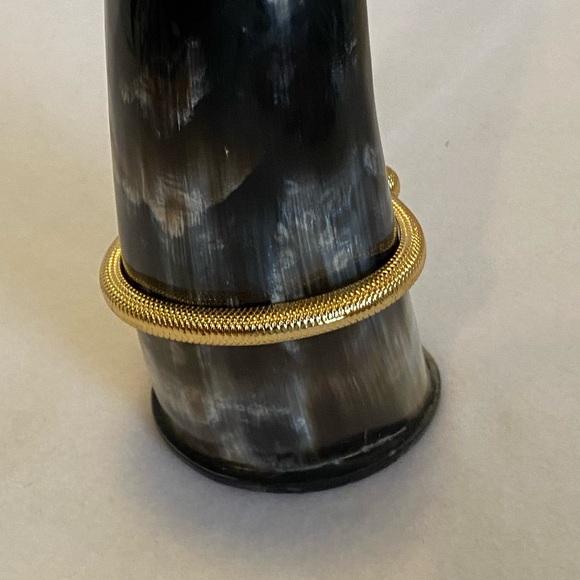 Gold Plated Cuff/Bracelet - Crystal Clasp/Twist - Picture 16 of 16